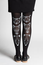 Lataa kuva Galleria-katseluun, Toteemieläimet sukkahousut | musta