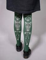 Lataa kuva Galleria-katseluun, Toteemieläimet sukkahousut | musta