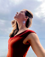 Lataa kuva Galleria-katseluun, Veen emo - korvakorut x rengas 40mm | Useita värejä