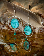 Lataa kuva Galleria-katseluun, Veen emo - korvakorut x rengas 40mm | Useita värejä