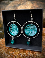 Lataa kuva Galleria-katseluun, Veen emo - korvakorut x rengas 40mm | Useita värejä