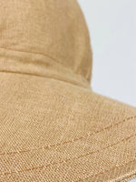 Lataa kuva Galleria-katseluun, Pellavahellehattu | Luonnonvalkoinen, ruskea