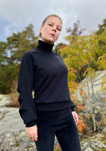 Lataa kuva Galleria-katseluun, Pohjan neito -paita | Musta, ruoste, liila