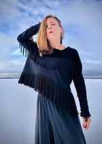 Lataa kuva Galleria-katseluun, Pohjola-paita sametti l Ruoste, musta