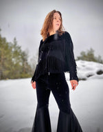 Lataa kuva Galleria-katseluun, Pohjola-paita sametti l Ruoste, musta