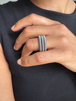 Lataa kuva Galleria-katseluun, Trio ring silver | La Mollla