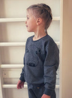 Lataa kuva Galleria-katseluun, Puuvillainen collegepaita lapselle. Kotimaista designia!