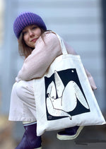 Lataa kuva Galleria-katseluun, Powerful-kangaskassi | Musta, violetti