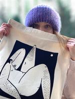 Lataa kuva Galleria-katseluun, Powerful-kangaskassi | Musta, violetti