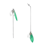 Lataa kuva Galleria-katseluun, Säädettävät Lily of the Valley -korvakorut | Hopea