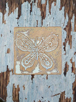 Lataa kuva Galleria-katseluun, Perhonen-laatta | Matta, useita värejä