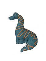 Lataa kuva Galleria-katseluun,  Veikeä Dino-pehmo on 100% pehmeää luomupuuvillaa. Vihreä.