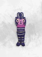 Lataa kuva Galleria-katseluun, Hauska Pupu-pehmo on 100% pehmeää luomupuuvillaa. Pehmot tehdään käsityönä Turussa.