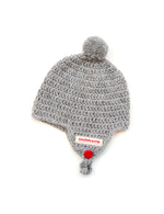 Lataa kuva Galleria-katseluun, Vastasyntyneen alpakkamyssy | Roosa, harmaa, musta, ruskea