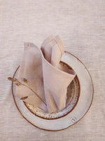 Lataa kuva Galleria-katseluun, Pellavalautasliinasetti | Hiekka, Roosa