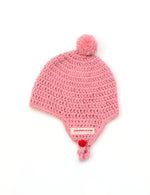 Lataa kuva Galleria-katseluun, Vastasyntyneen alpakkamyssy | Roosa, harmaa, musta, ruskea