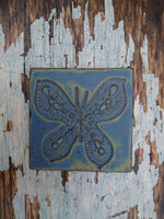 Lataa kuva Galleria-katseluun, Perhonen-laatta | Matta, useita värejä