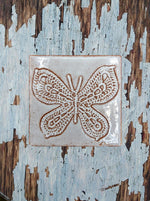 Lataa kuva Galleria-katseluun, Perhonen-laatta | Kiiltävä, useita värejä