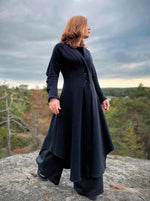 Lataa kuva Galleria-katseluun, Kaarne-takki | Musta, sammal, liila