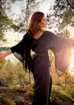 Lataa kuva Galleria-katseluun, Kurjenmiekka-paita | Musta, sininen