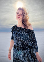 Lataa kuva Galleria-katseluun, Säde-paita | Suonsilmä, Sysimusta, Sammal