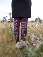 Lataa kuva Galleria-katseluun, Toteemieläimet sukkahousut | musta
